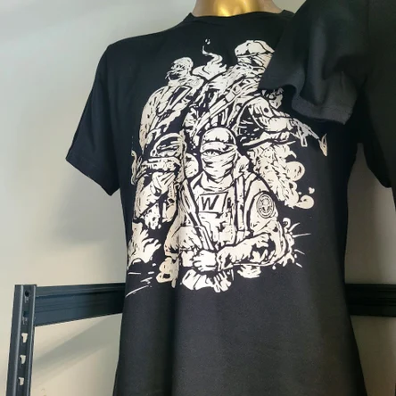 Фуболка Вагнер чёрная с принтом