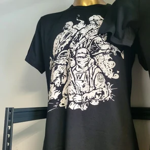 Фуболка Вагнер чёрная с принтом